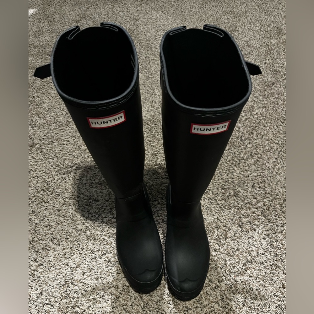 Hunter wide calf boots